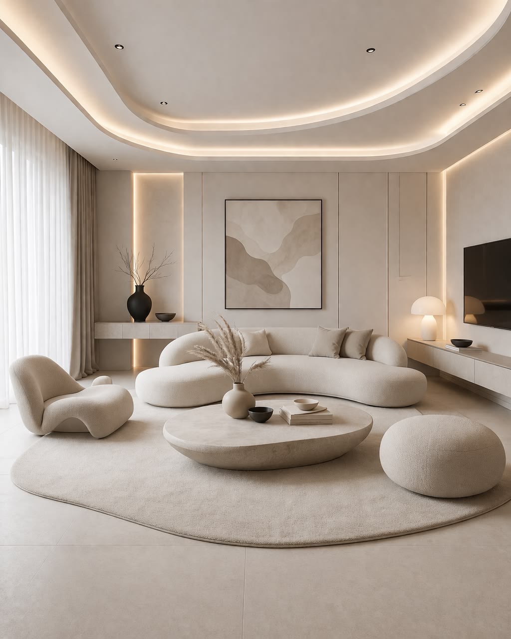 Travertine Coffee Table